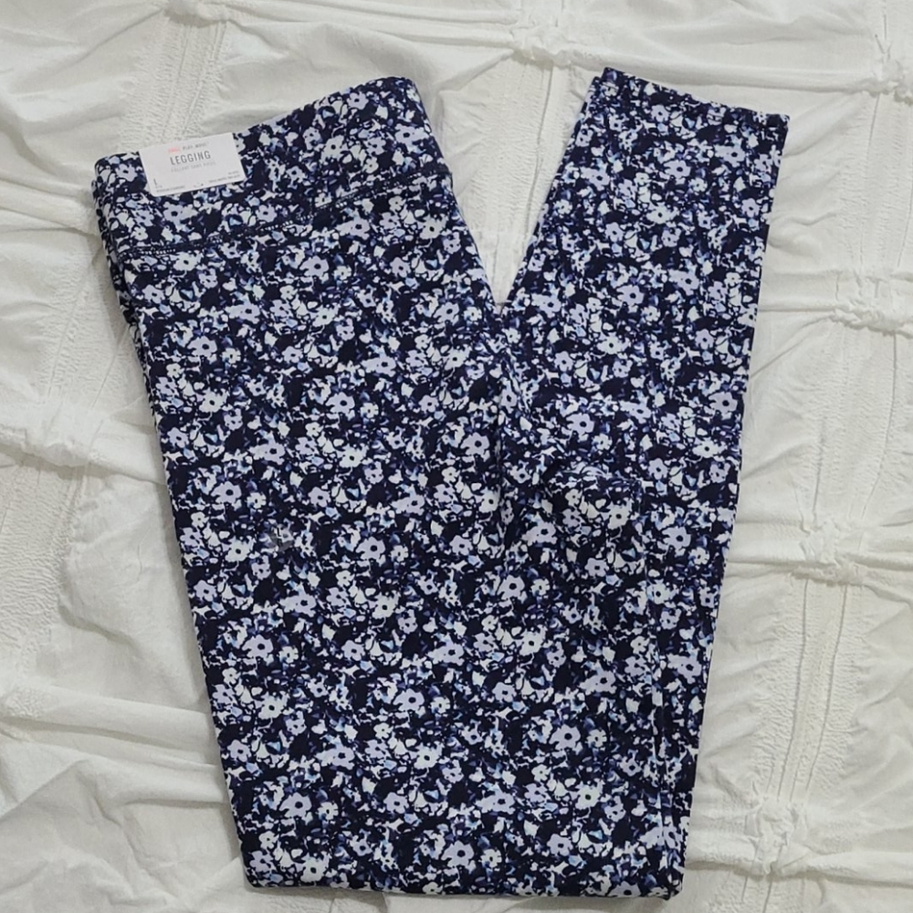 Aerie Chill Floral Leggings L NWT